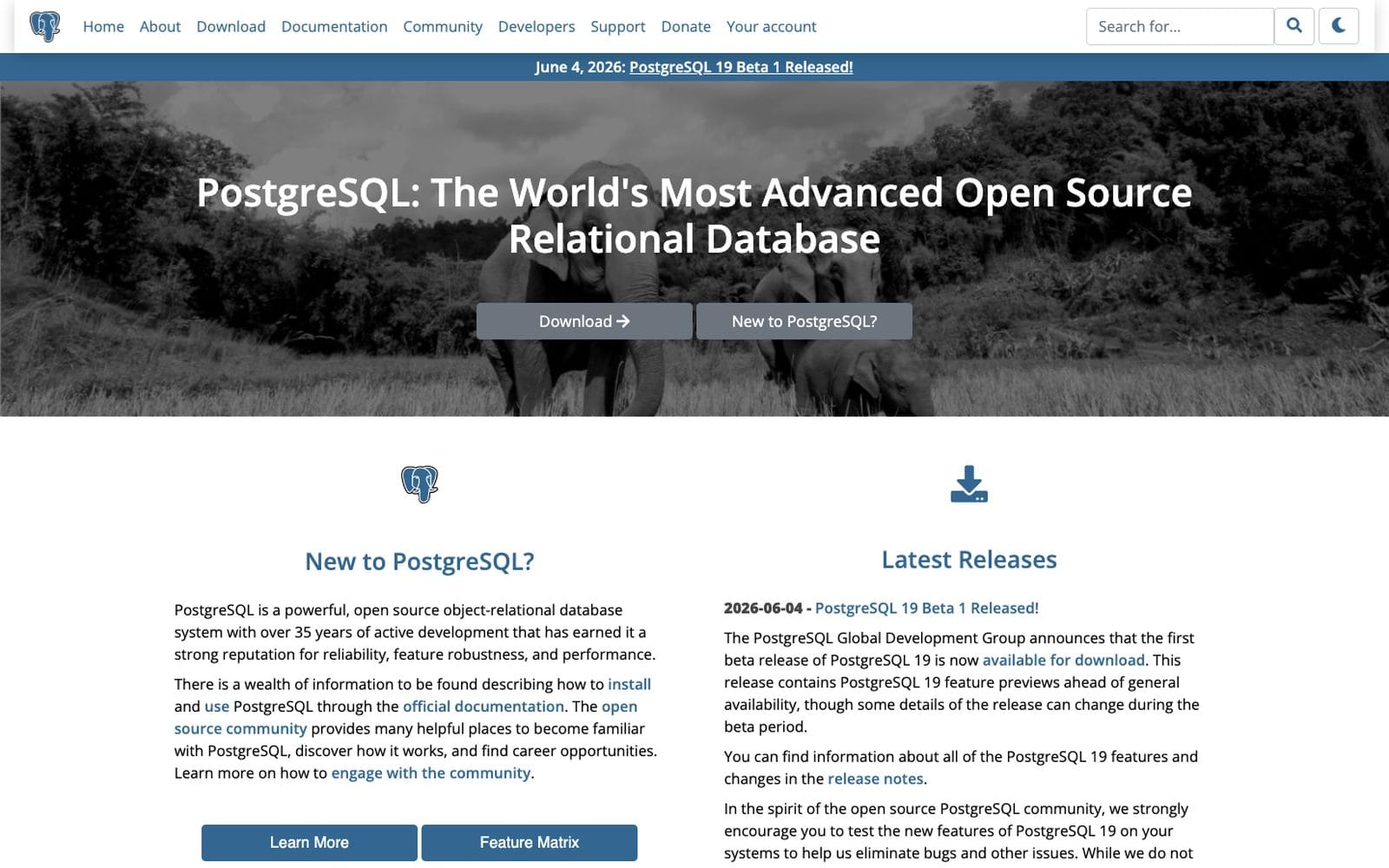 Interface de Postgres / SQL