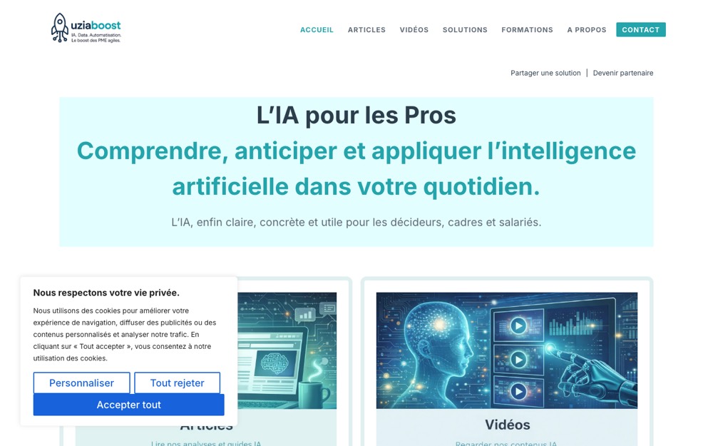 Site créé par Benjamin, écran 1