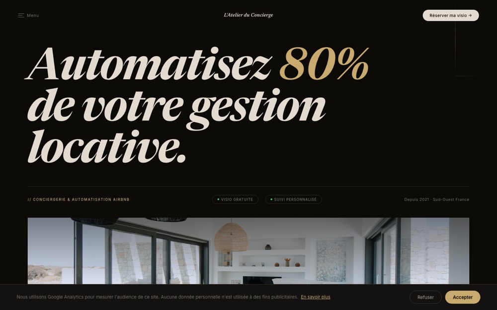 Site créé par Lloyd, écran 1